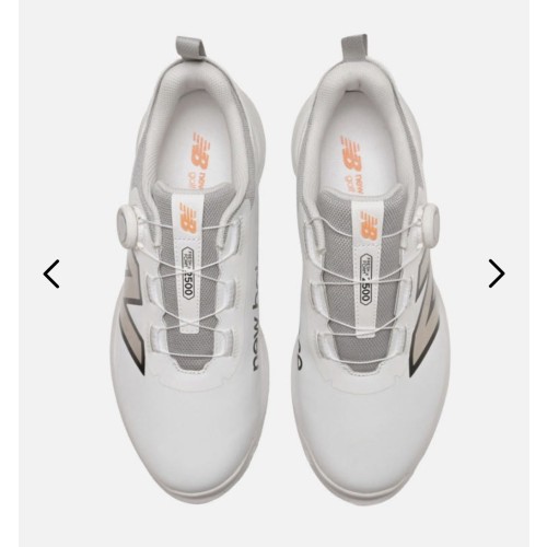 뉴발란스 New Blance GOLF UGS 2500 V4 SL 보아 골프화 2E 화이트/골드